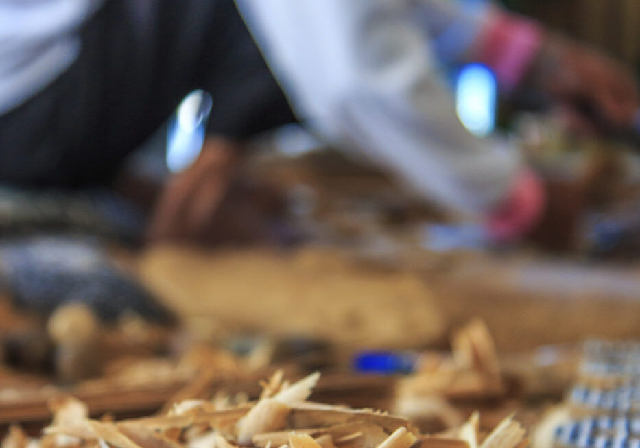 Woodcraftsman is carving wood or Work Of Artist or wood sculptor Woodcraftsman is carving wood or Work Of Artist or wood sculptor